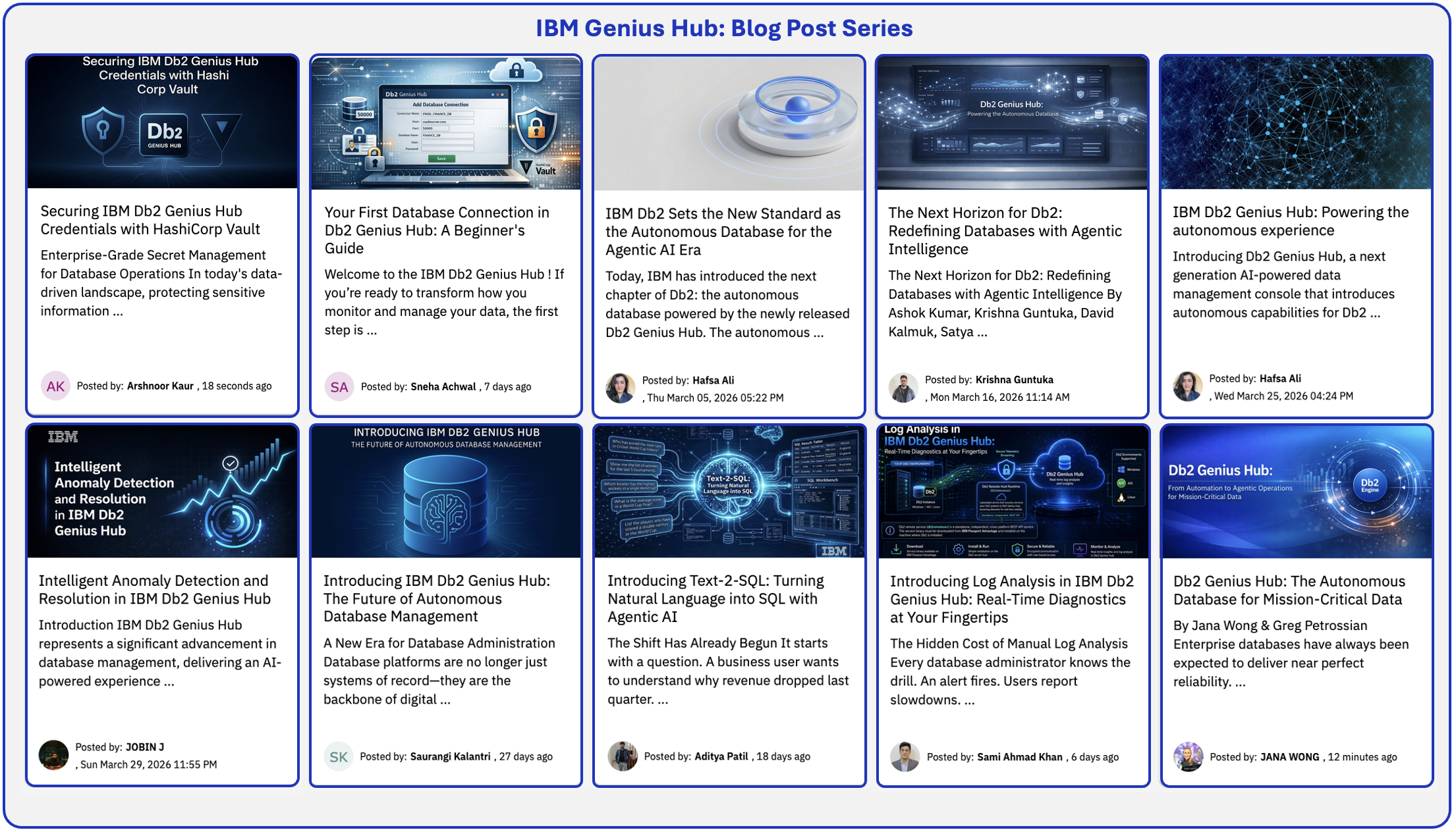 Db2 Genius Hub Blogs